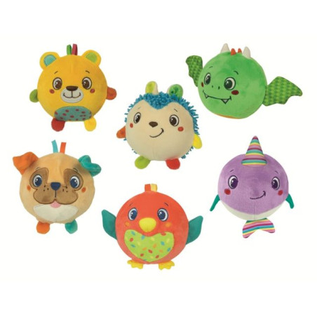 ANIMAL SOFT BALL DISPLAY INT 17683 EAN 8005125176830 INGROSSO GIOCHI PRIMA INFANZIA