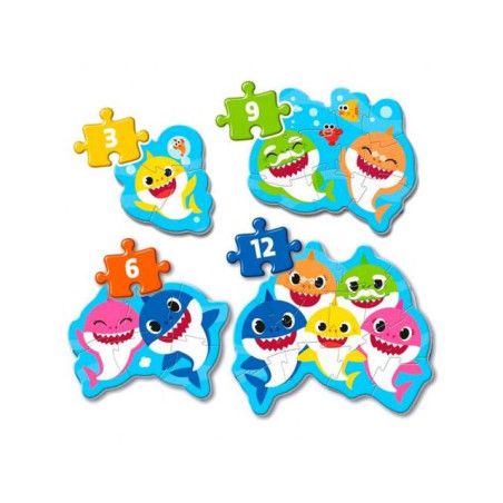 MY FIRST PUZZLES 2-3-4-5 BABY SHARK EAN 8005125208289 INGROSSO PUZZLE CLASSICI