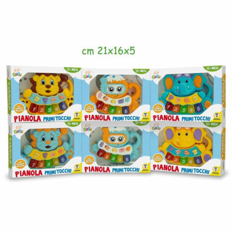 INGROSSO PRIMA INFANZIA PIANOLA ANIMALI MUSICALI 3ASS 8017967661634 INGROSSO GIOCHI E GIOCATTOLI GIOCHI PRIMA INFANZIA