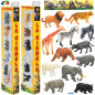 CONF.VETR.C/6 ANIMALI SAVANA LA GIUNGLA EAN 8057438021451 INGROSSO BUSTE ANIMALI GIOCATTOLO