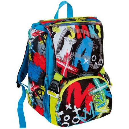 ZAINO SDOPP.BIG SJ GANG GLITZLED BOY EAN 8055714078694 INGROSSO ZAINI SCUOLA