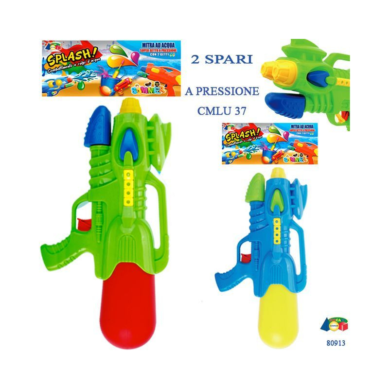 MITRA AD ACQUA A PRESSIONE 2 SPARI ASS EAN 8034094804758 INGROSSO PISTOLE ACQUA E SPRUZZATORI