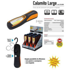INGROSSO HALLOWEEN TORCIA ALTA LUMINOSITA' CON CALAMITA GANCIO A SCOMPARSA-195X35MM-200LUMEN 8016818100933 INGROSSO ARTICOLI DA