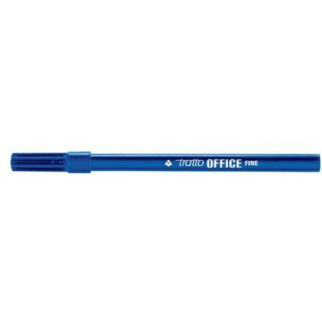 INGROSSO CARTOLERIA TRATTO OFFICE FINE BLU PZ.12 8000825730610 INGROSSO PENNE REFIL MARCATORI EVIDENZIATORI