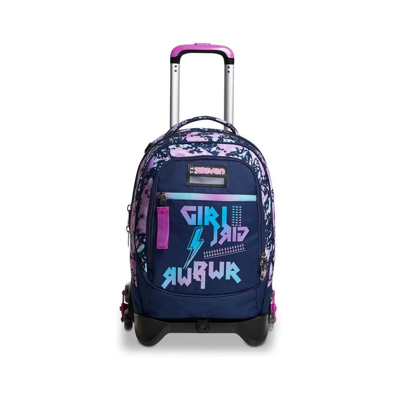 TROLLEY JACK-3WD SEVEN DRAWINGPIN GIRL EAN 8011410734937 INGROSSO ZAINI SCUOLA