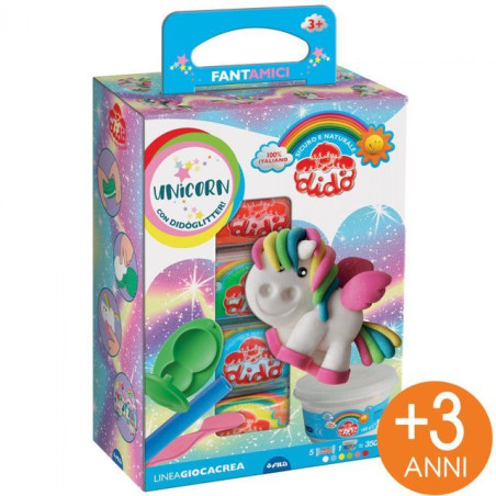 DIDO' GIOCACREA UNICORNO EAN 8000144008698 INGROSSO PASTA PER MODELLARE DIDO