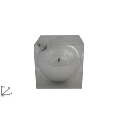 INGROSSO ARTICOLI NATALIZI PALLA 14CM BOX PVC LUCIDA SILVER 8033113336522 INGROSSO ADDOBBI ALBERO NATALE