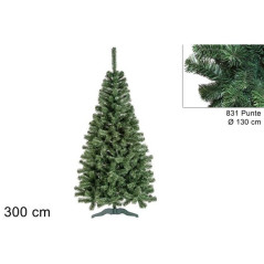 INGROSSO ARTICOLI NATALIZI ALBERO DANZICA 300 CM 831 PUNTE 8053482133140 INGROSSO ARTICOLI NATALE ALBERI DI NATALE