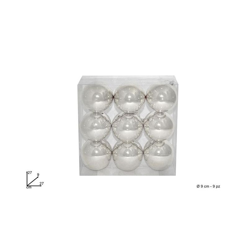 BOX 9 PALLE 9 CM LUCIDE SILVER SV9009-01 EAN 8033113217043 INGROSSO PALLINE DI NATALE E PUNTALI BOX 9 PALLE 9 CM LUCIDE SILVER SV9009-01 EAN 8033113217043 INGROSSO PALLINE DI NATALE E PUNTALI