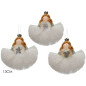 APP. ANGELO BALLERINA BIANCO/SILV. 3ASS EAN 8015361349271 INGROSSO APPENDINI NATALIZI