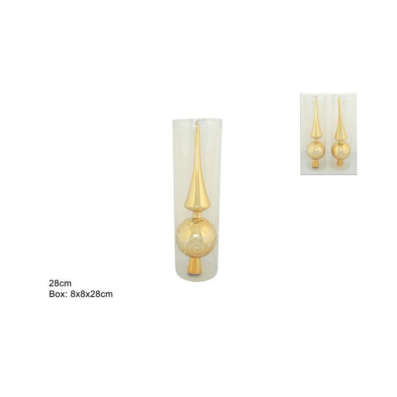 PUNTALE 28CM DECORATO C/GLITTER 2ASS ORO EAN 8033113937958 INGROSSO PALLINE DI NATALE E PUNTALI PUNTALE 28CM DECORATO C/GLITTER 2ASS ORO EAN 8033113937958 INGROSSO PALLINE DI NATALE E PUNTALI