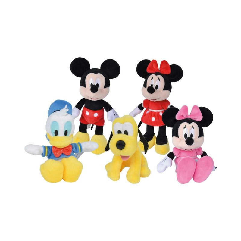 PERSONAGGI PELUCHE CM.20 MICKEY&FRIENDS EAN 5400868011517 INGROSSO PELUCHE MORBIDOSI