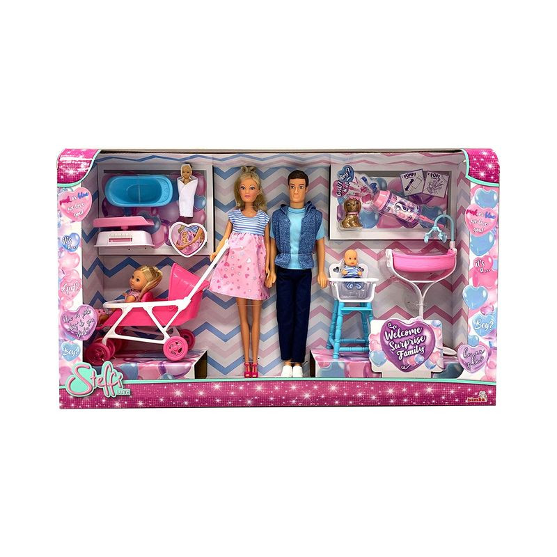 STEFFI LOVE FAMIGLIA VACANZA A SORPRESA EAN 4006592082147 INGROSSO BAMBOLE ECONOMICHE