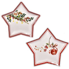 INGROSSO ARTICOLI NATALIZI PIATTO STELLA CM.30 CHARME NATALE 8056039378506 INGROSSO ACCESSORI NATALIZI PER LA TAVOLA