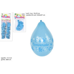 INGROSSO FESTA E PARTY BUSTA PALLONCINI 4PZ BENVENUTO 8034048391945 INGROSSO ARTICOLI PER FESTE PALLONCINI COMPLEANNO