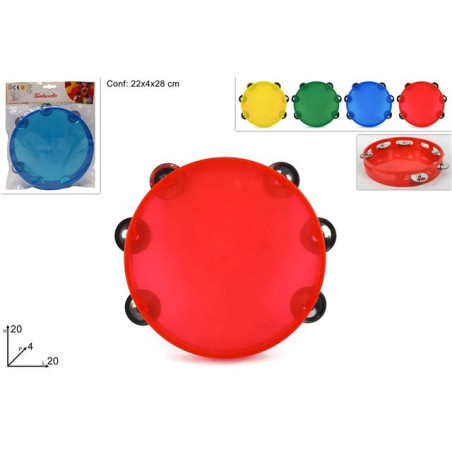 INGROSSO GIOCATTOLI TAMBURELLO 4 COL. ASS. 8034048421857 INGROSSO GIOCHI STRUMENTI MUSICA STRUMENTI A FIATO