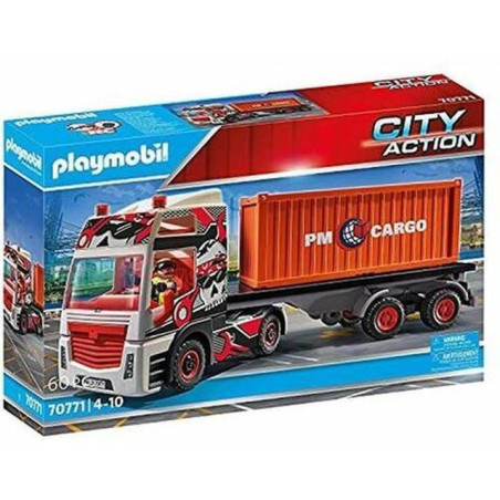 INGROSSO PLAYMOBIL 70771 MOTRICE CON CONTAINER 4008789707710 INGROSSO GIOCATTOLI PLAYMOBIL PLAYMOBIL CITY ACTION
