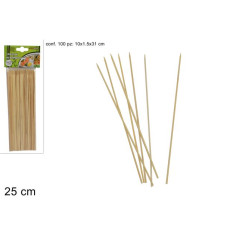 INGROSSO CASALINGHI SPIEDINI BAMBU PZ.100 CM.25 8027501059810 INGROSSO ACCESSORI CUCINA ACCESSORI CUCINA