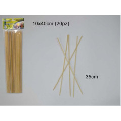 INGROSSO CASALINGHI SPIEDINI BAMBU PZ.20 CM.35 8034048277409 INGROSSO ACCESSORI CUCINA ACCESSORI CUCINA