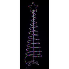 INGROSSO ARTICOLI NATALIZI ALBERO 216LED EST NAT MULT D50X180 8021785772106 INGROSSO ARTICOLI NATALE