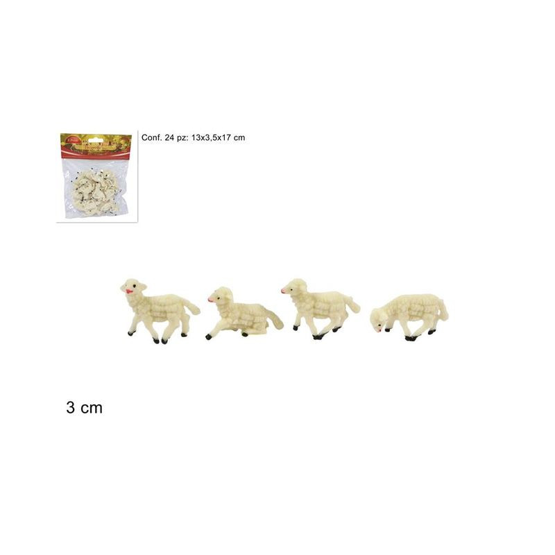 PECORELLE 24PZ CM 3X3 EAN 8033113050466 INGROSSO PERSONAGGI PER IL PRESEPE E ANIMALI PECORELLE 24PZ CM 3X3 EAN 8033113050466 INGROSSO PERSONAGGI PER IL PRESEPE E ANIMALI