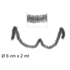 INGROSSO ARTICOLI NATALIZI FILO ADDOBBO ARGENTO 6 CM X 2MT 8033113135132 INGROSSO ADDOBBI ALBERO NATALE