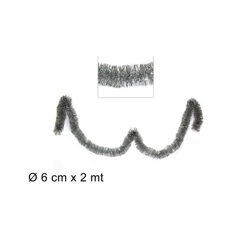 FILO ADDOBBO ARGENTO 6 CM X 2MT EAN 8033113135132 INGROSSO GHIRLANDE NATALIZIE FILO ADDOBBO ARGENTO 6 CM X 2MT EAN 8033113135132 INGROSSO GHIRLANDE NATALIZIE
