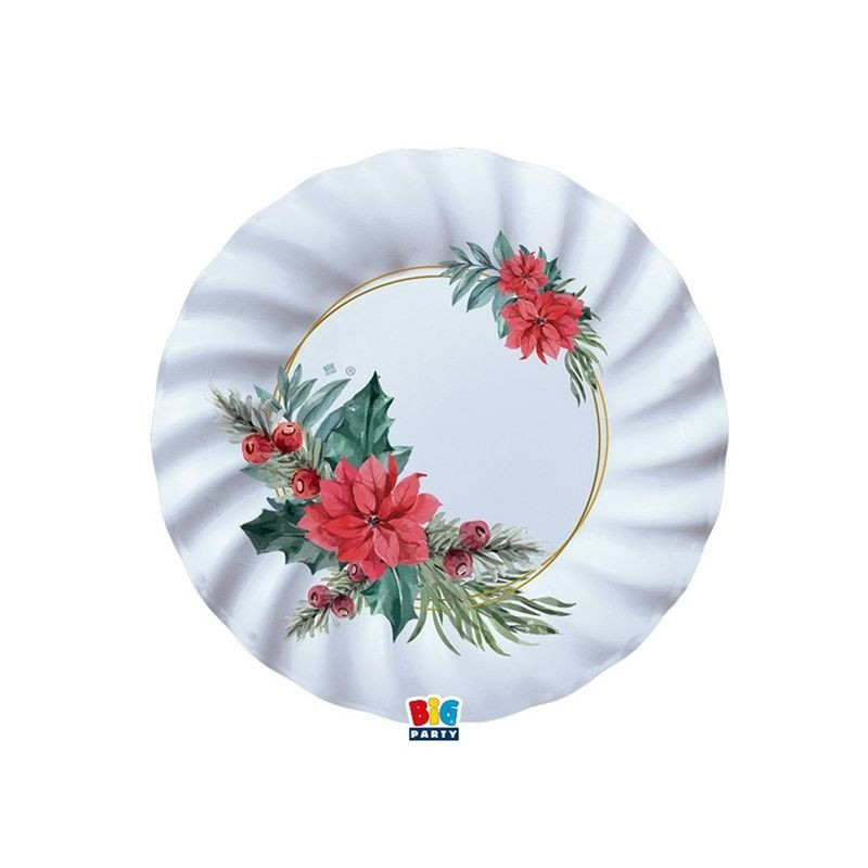 PIATTI CM.25 PZ.8 CHIC POINSETTIA EAN 8020834754537 INGROSSO PIATTI NATALIZI PIATTI CM.25 PZ.8 CHIC POINSETTIA EAN 8020834754537 INGROSSO PIATTI NATALIZI