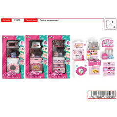 INGROSSO GIOCATTOLI SET CUCINA IN SCATOLA 8007632278236 INGROSSO BAMBOLE E ACCESSORI ACCESSORI PER BAMBOLE