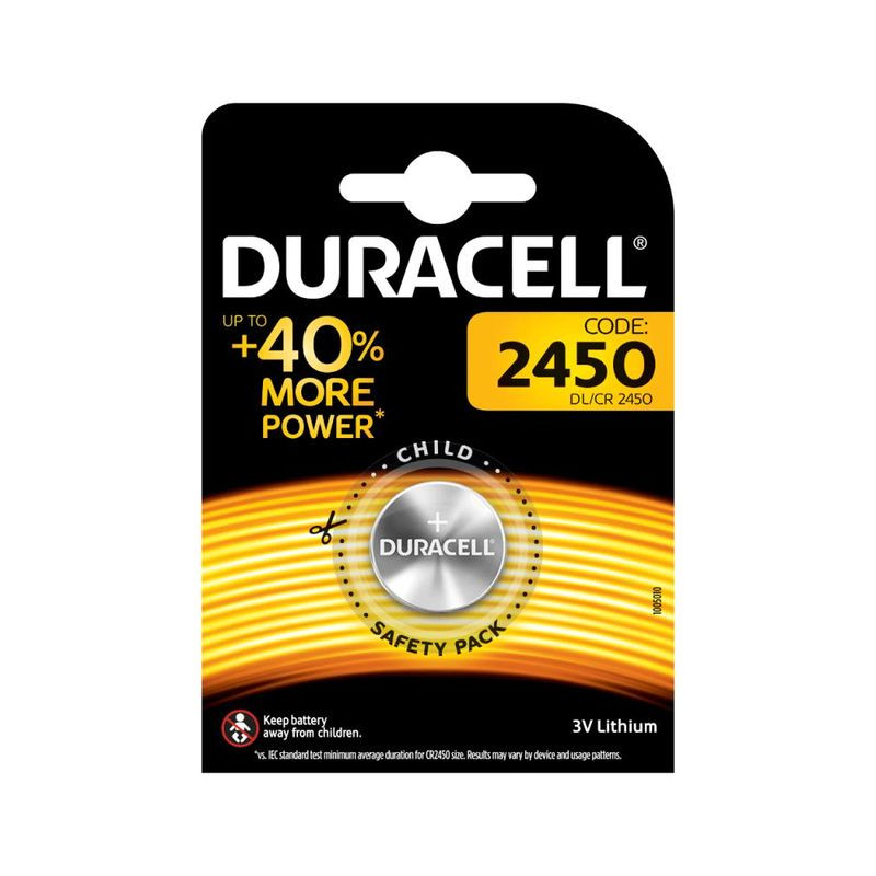 DURACELL DL 2450 BL.1 PZ EAN 5000394030428 INGROSSO PILE A BOTTONE