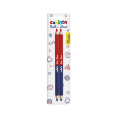 INGROSSO CARTOLERIA MATITA MAXI ROSSO/BLU 2PZ BLISTER 8003511401399 INGROSSO PENNARELLI MATITE COLORATE TEMPERE