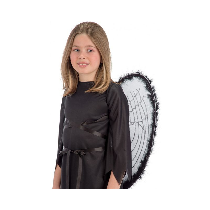 ALI ANGELO NERO CON MARABOUTH H.CM.55X50 EAN 8004761063764 INGROSSO SET E ACCESSORI TRAVESTIMENTI