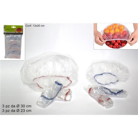 INGROSSO CASALINGHI COPRICIBO PZ.6 2 MISURE 8034048030691 INGROSSO ACCESSORI CUCINA ACCESSORI CUCINA