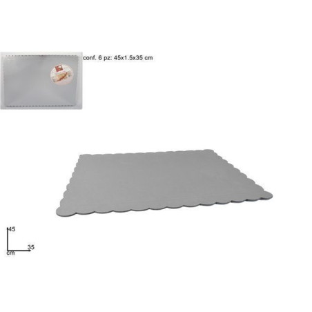 VASSOIO DOLCI RETTANG. CARTONE cm.35x45 EAN 8034048436820 INGROSSO VASSOI E DISCHI