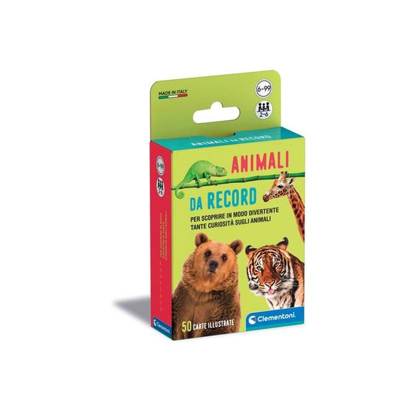 CARTE ANIMALI DA RECORD 16733 EAN 8005125167333 INGROSSO GIOCHI DI CARTE
