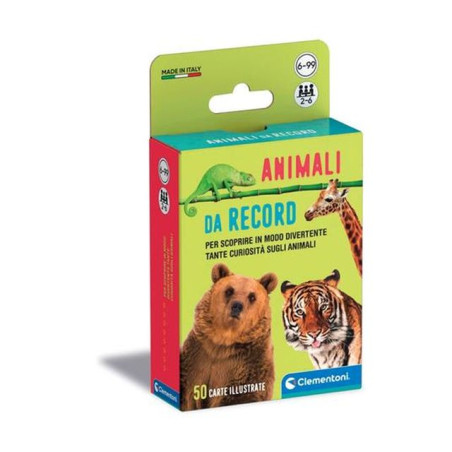 CARTE ANIMALI DA RECORD 16733 EAN 8005125167333 INGROSSO GIOCHI DI CARTE