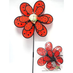 INGROSSO GIOCATTOLI GIRANDOLA TESSUTO COCCINELLA FIORE DOPPI 8021029120649 INGROSSO SPORT E ARIA APERTA