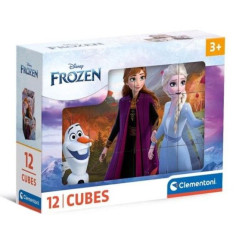 INGROSSO GIOCATTOLI VALIGETTA 12 CUBI FROZEN 2024 8005125411924 INGROSSO PUZZLE CLASSICI
