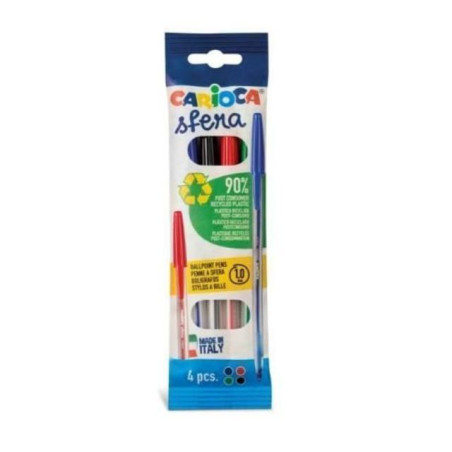 INGROSSO CARTOLERIA CORVINA SFERA FLOWPACK 4PZ BLU 8003511241025 INGROSSO PENNE REFIL MARCATORI EVIDENZIATORI