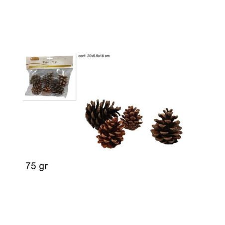 BUSTA PIGNE 75GR EAN 8033113455926 INGROSSO ARTICOLI DECORAZIONI NATALIZIE