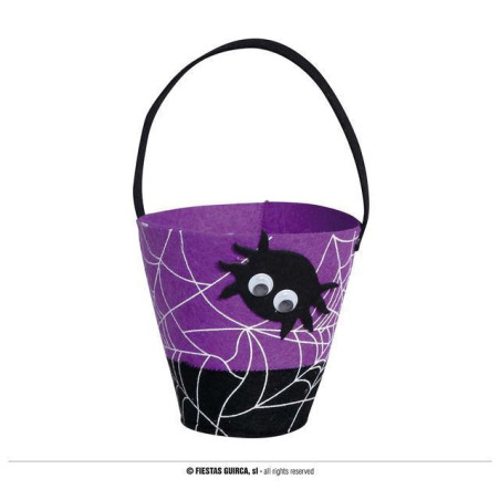 INGROSSO SECCHIO FELTRO VIOLA 25 CM 8434077242070 INGROSSO ACCESSORI HALLOWEEN ZUCCHE HALLOWEEN E PORTA DOLCETTI