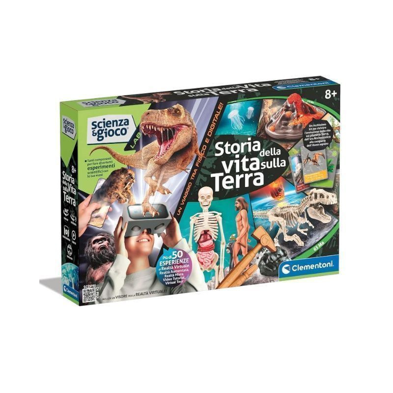 STORIA DELLA VIATA SULLA TERRA 19337 EAN 8005125193370 INGROSSO SCIENZA E GIOCO CLEMENTONI