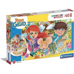 INGROSSO GIOCATTOLI PUZZLE PZ.40 FLOOR TOPO GIGIO 100X70CM 8005125254675 INGROSSO PUZZLE CLASSICI