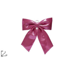 INGROSSO ARTICOLI NATALIZI FIOCCO METALLIZZATO ROSA 60CM 8053482207087 INGROSSO ADDOBBI ALBERO NATALE