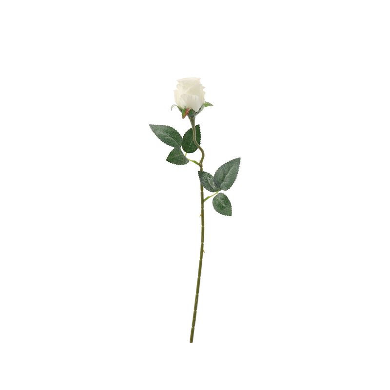 ROSA NAT INNEVATA X DEC BIANCA CM51 EAN 8021785858794 INGROSSO FIORI FINTI NATALIZI