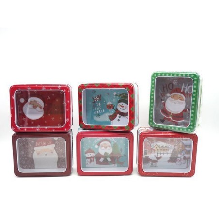 INGROSSO ARTICOLI NATALIZI SCATOLA RETTANG. LATTA COP TRASP H5.2X13 8021029347084 INGROSSO ARTICOLI NATALE