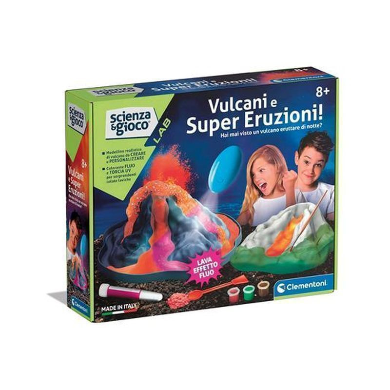 VULCANI E SUPER ERUZIONI EAN 8005125193547 INGROSSO SCIENZA E GIOCO CLEMENTONI