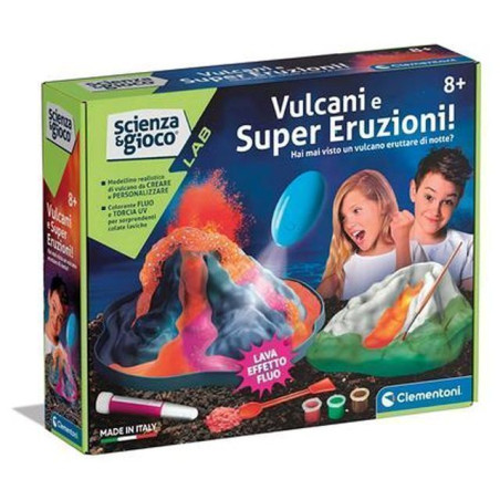 VULCANI E SUPER ERUZIONI EAN 8005125193547 INGROSSO SCIENZA E GIOCO CLEMENTONI