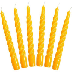 INGROSSO CANDELE TORCIGLIONE CM.20 PZ.6 GIALLO 0785233600000 INGROSSO ARTICOLI NATALE CANDELE E LAMPADE NATALIZIE