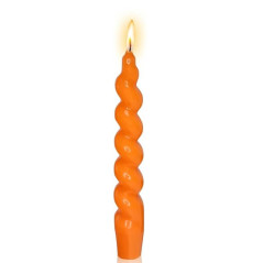 INGROSSO CANDELE TORCIGLIONE CM.20 PZ.6 ARANCIO 0785234300000 INGROSSO ARTICOLI NATALE CANDELE E LAMPADE NATALIZIE